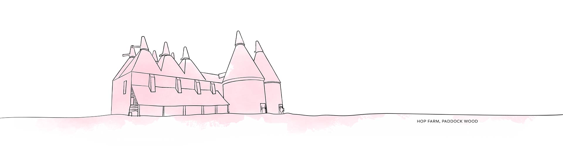 An illustration of the Hop Farm, Paddock Wood